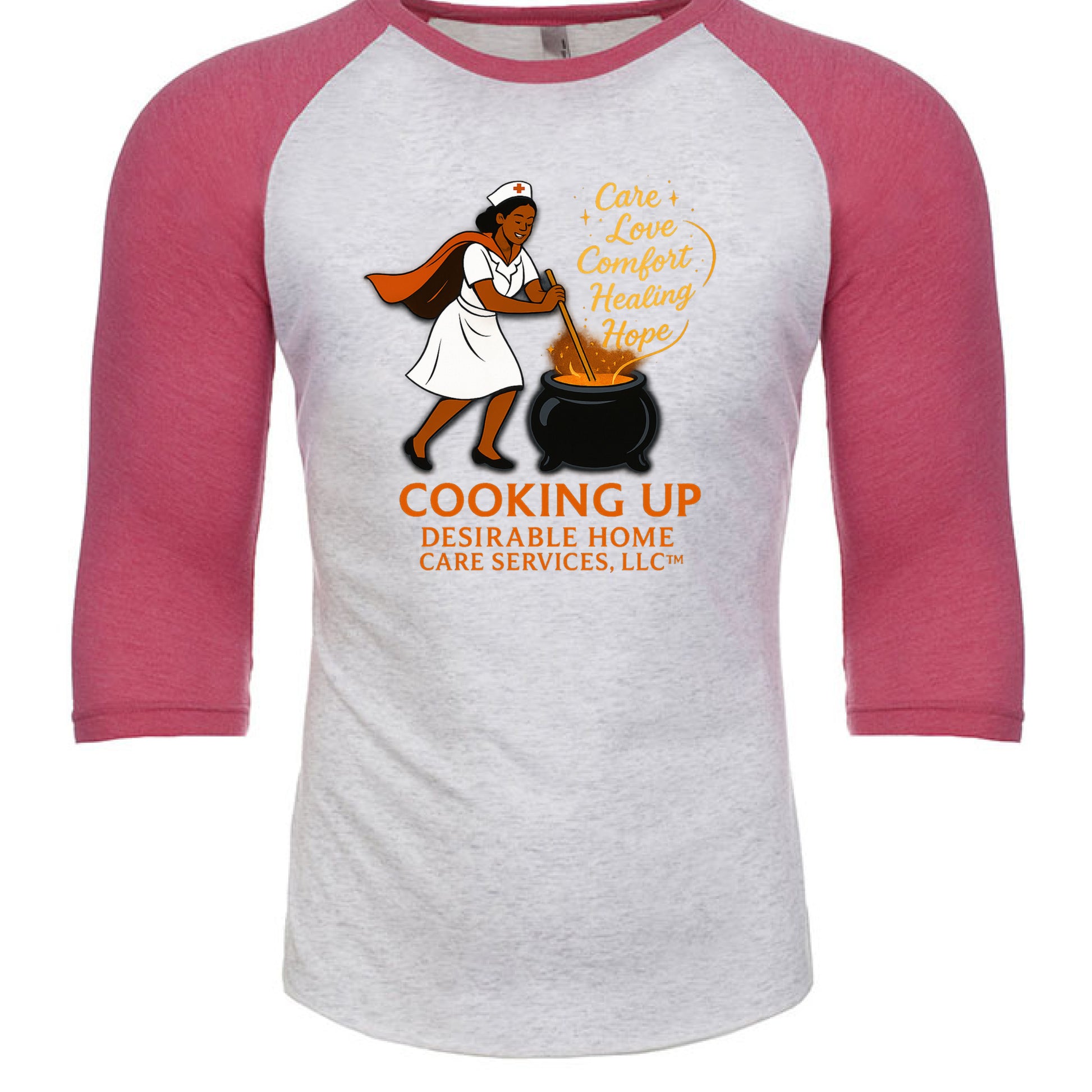 Vintage Pink/ Heather White - FRONT